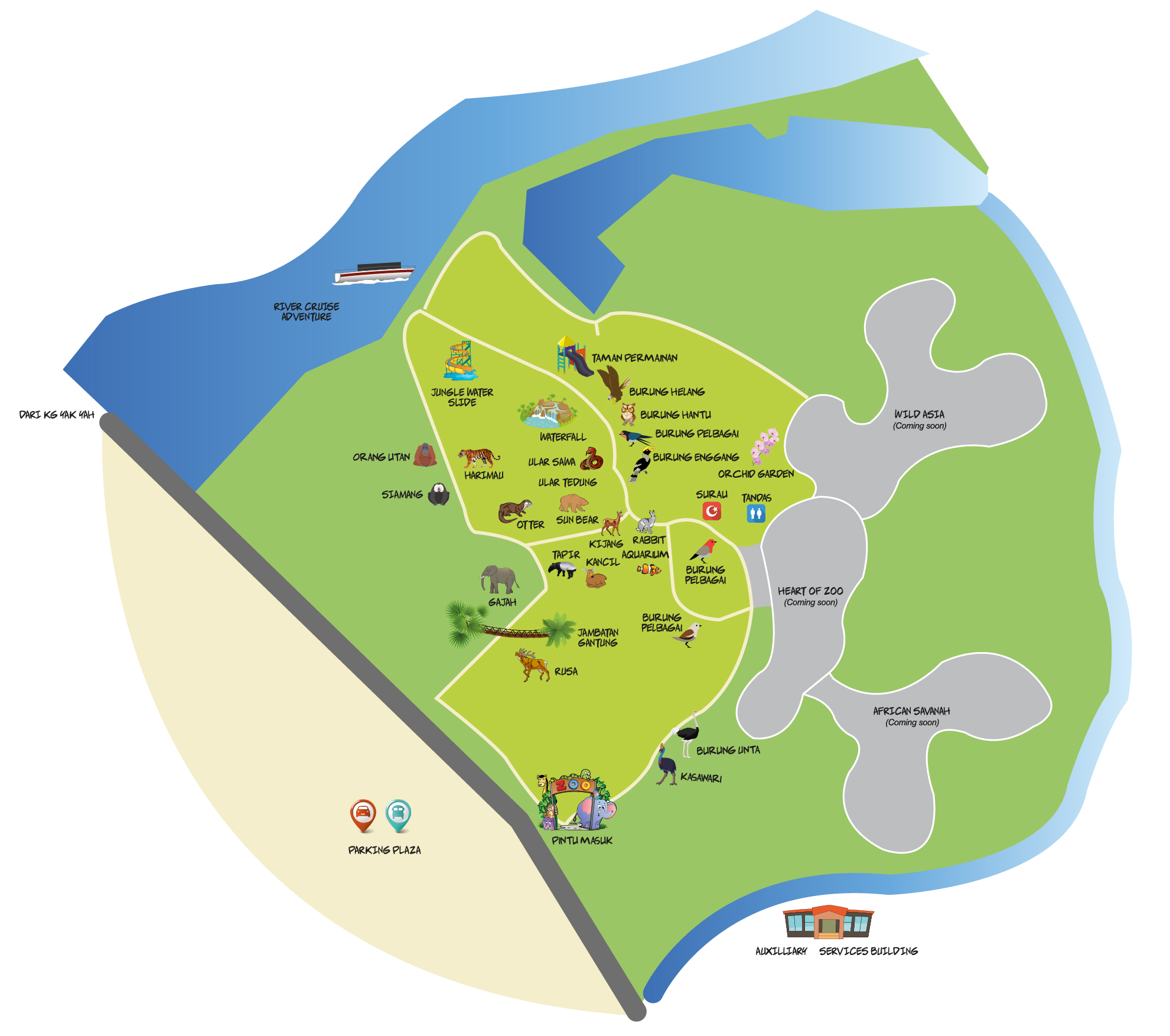 taman rekreasi dan mini zoo kemaman Sue Jones